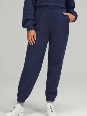 Lululemon Relaxed High Rise Joggers, Night Sea, Size 0